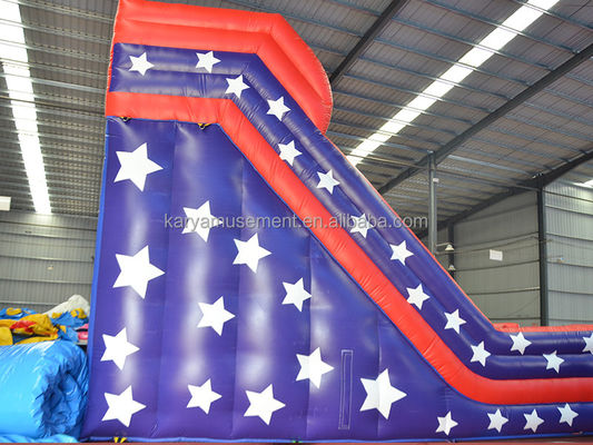 26ft Double Lane opblaasbare waterglijbaan voor kinderen en volwassenen PVC-doekmateriaal