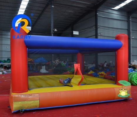 Volwassenen en kinderen Opblaasbaar interactief spel Boksen Ring Bounce Bed Trampoline