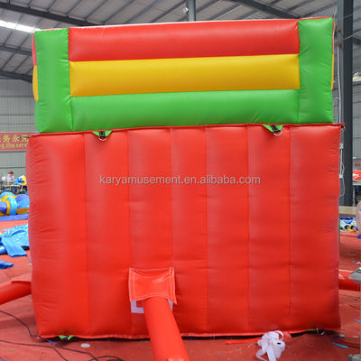 Klantgrootte 16ft Kleine kleuter glijbaan opblaasbare Mickey Droge of natte glijbaan voor sprinters