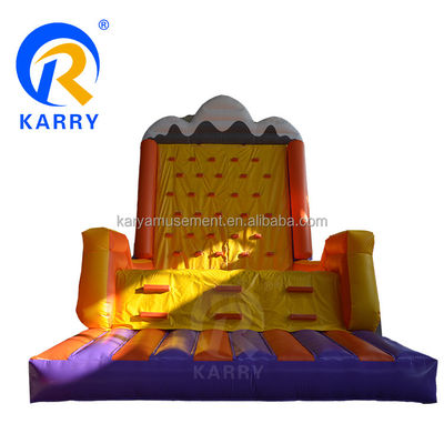 Teambuildingspellen opblaasbare rotsklimmen Muurberg met duurzaam PVC materiaal
