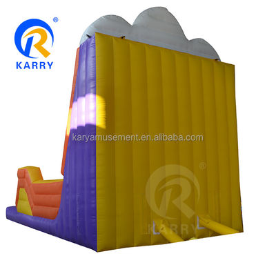 Teambuildingspellen opblaasbare rotsklimmen Muurberg met duurzaam PVC materiaal