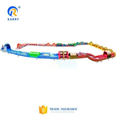 Acceptabele OEM opblaasbare Ocean Run thema obstakelbaan voor Unisex Challenge Games