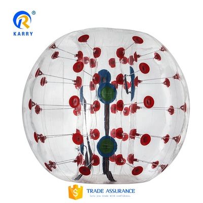 Dia 1m/1.1m/1.2m/1.5m/1.6m/1.8m opblaasbare knocker bubbelbal voor voetbal bumperballen