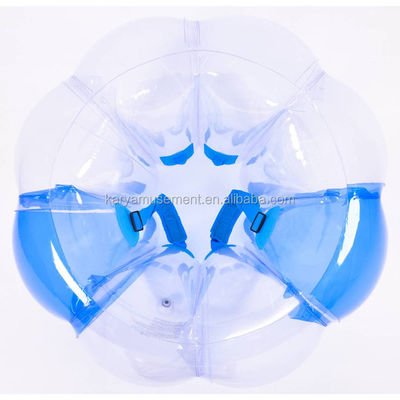 Dia 1m/1.1m/1.2m/1.5m/1.6m/1.8m opblaasbare knocker bubbelbal voor voetbal bumperballen
