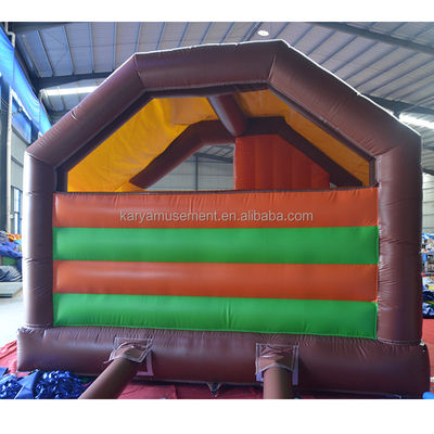 Reparatiepakketten inbegrepen Kinderen Indoor opblaasbare Dino Park Bouncer Kasteel met glijbaan