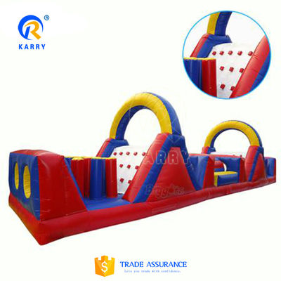 Karry-ZA Hire Wipeout Hindernis Opblaasbare Kids Hindernisbaan