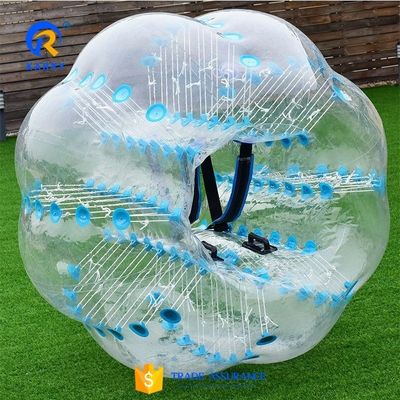 Commerciële menselijke Bump Soccer opblaasbare Bumper Bubble Ball voor 14 jaar spelers