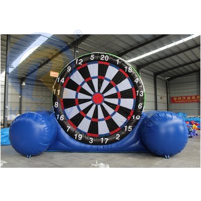 Grote interactieve opblaasbare menselijke sporten Voetbal Dartboard Voetbal Darts Board Games