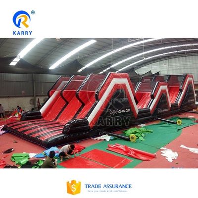 Challenge Race Bounce House opblaasbare 5K hindernisbaan apparatuur voor volwassenen