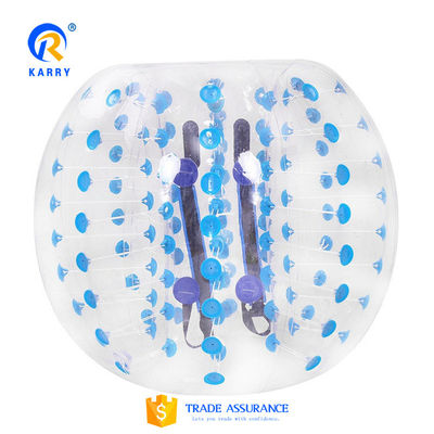 PVC voetbalbollen in menselijke grootte in het pretpark met CE-afblazerreparatie-accessoires