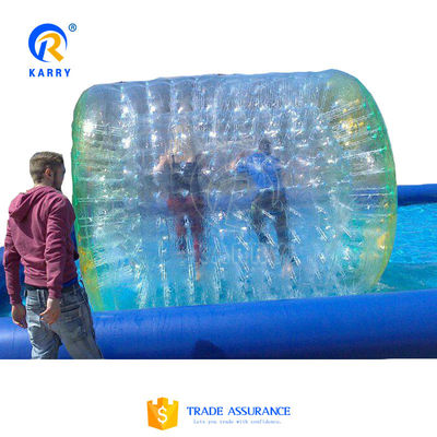 Kleurrijke TPU Zorb Ball Water Rollers Opblaasbare Fun Rollers voor volwassenen en kinderen