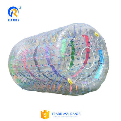1.2m/1.5m/1.8m kleurrijke Pvc opblaasbare Zorb waterroller voor pretparken