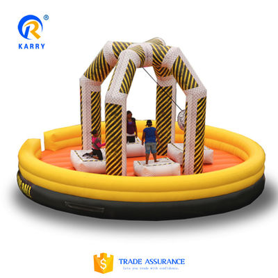 Ontwerp Outdoor opblaasbaar Wrecking Ball Game Interactief Sport spel Met Certificaat