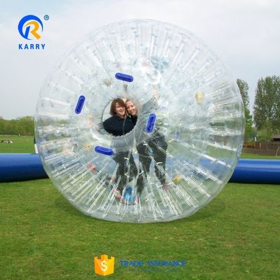 2.6m diameter opblaasbare bumperbal voor kinderen en volwassenen kleurrijk op aanvraag Zorb Ball