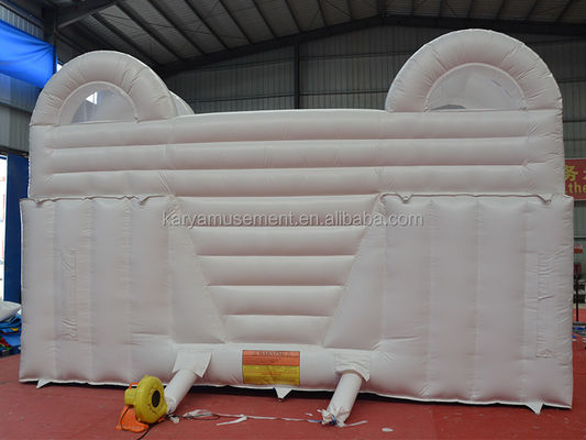Indoor Slide Kleuter Witte Bounce House voor feest Bruiloft opblaasbaar Bouncy Castle Combo