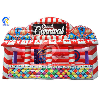 Features PORTABLE opblaasbare carnaval stand voor pretpark interactief sport spel