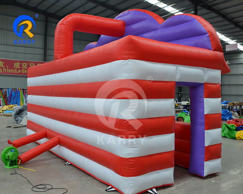 Opblaasbare spelstand feeststand tent met 4 in 1 tafeltop games en PVC materiaal