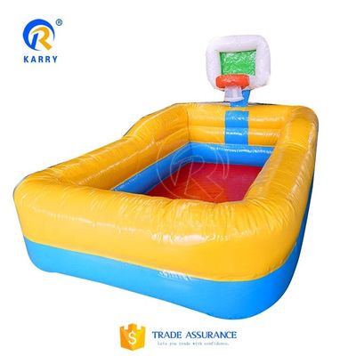 Stijl Achtertuin opblaasbaar zwembad met 0.9mm PVC Kids zwembad en Basketball Hoop