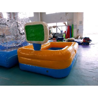 Stijl Achtertuin opblaasbaar zwembad met 0.9mm PVC Kids zwembad en Basketball Hoop