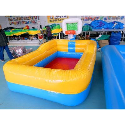 Stijl Achtertuin opblaasbaar zwembad met 0.9mm PVC Kids zwembad en Basketball Hoop