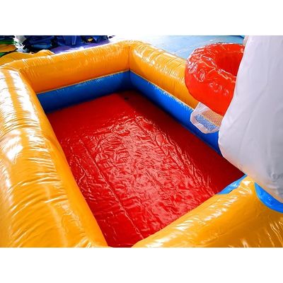 Stijl Achtertuin opblaasbaar zwembad met 0.9mm PVC Kids zwembad en Basketball Hoop