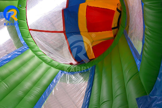Custom Logo Printed PVC opblaasbare raket Airborne Adventure Game voor kinderen en volwassenen