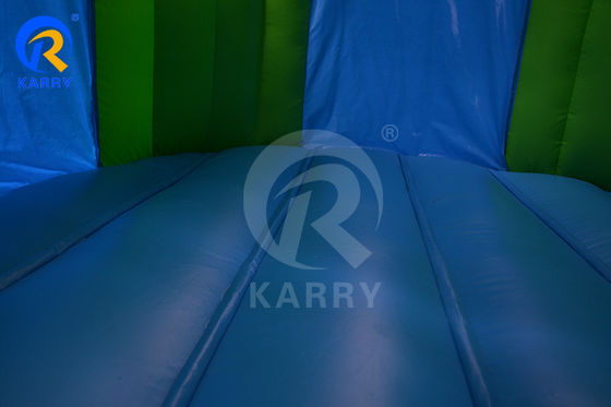 Custom Logo Printed PVC opblaasbare raket Airborne Adventure Game voor kinderen en volwassenen