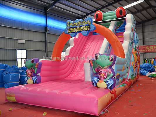Blower Repair Kits Package Bag Included 9x4.5m opblaasbare glijbaan voor kinderfeest