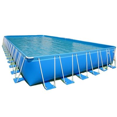 Rectangular Mental Frame zwembad met digitaal afgedrukt logo 0.9mm PVC materiaal