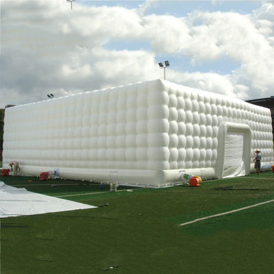 Witte opblaasbare tent Grote luxe tent voor zakelijke feestjes Huur en evenementen