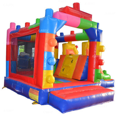 Aanpassen Geaccepteerd MiNi Bounce Huis Gebouwblok Opblaasbaar Kasteel Met Glijbaan