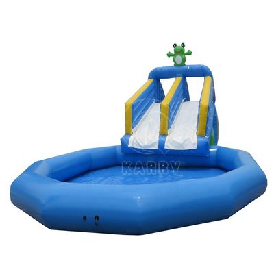 Ontwerp van duurzame opblaasbare waterslide en zwembad voor kinderentertainment