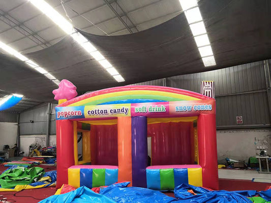 CE Blower Repair Accessoires Interactieve opblaasbare voedselconcessies Stand voor carnaval