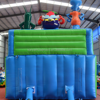 Gepersonaliseerde kleur opblaasbare SpongeBob Park thema Bouncy Castle voor volwassenen Fun City Party