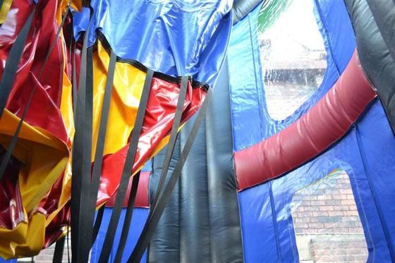 Opblaasbare raket Airborne Adventure Parachute Ride Game voor park en zakelijke verhuur