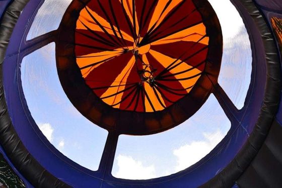 Opblaasbare raket Airborne Adventure Parachute Ride Game voor park en zakelijke verhuur