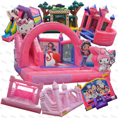Unisex Water Fun 2024 Custom opblaasbaar waterpark met PORTABLE glijbaan en kasteel