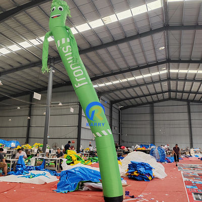 Draagbare, op maat gemaakte, opblaasbare reclame-airdancer met blazer