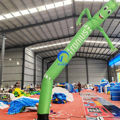 Draagbare, op maat gemaakte, opblaasbare reclame-airdancer met blazer
