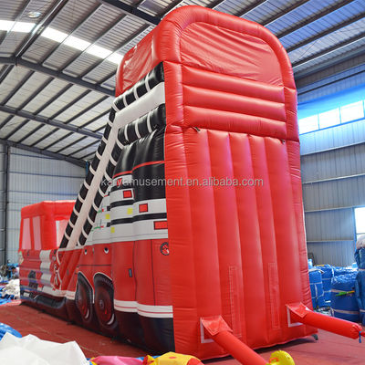 Digitaal drukken Populaire Red Fire Truck Droge of natte dia voor kinderen en volwassenen