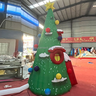Feestelijke evenementen Persoonlijk opblaasbaar kerstboomgat model met CE/EN71/EN14960