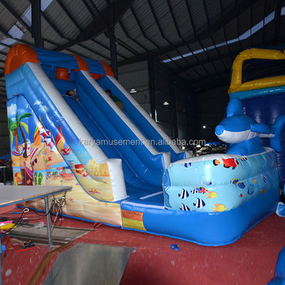 Ervaar de opwinding van onze stijl opblaasbare waterslide met Pool Shipping Worldwide