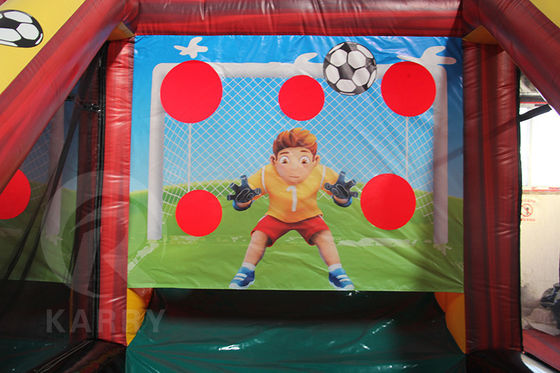 Innen- of buitenopblaasbare strafschutterij voor unisex interactieve sportgames