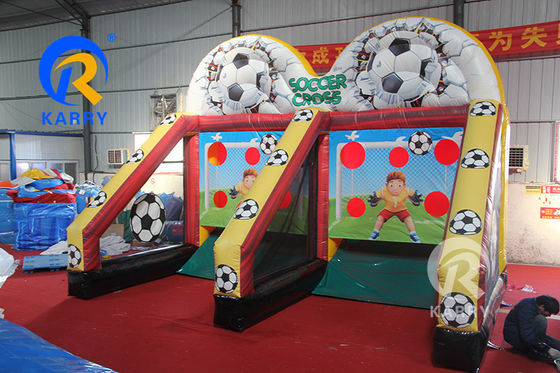 Innen- of buitenopblaasbare strafschutterij voor unisex interactieve sportgames