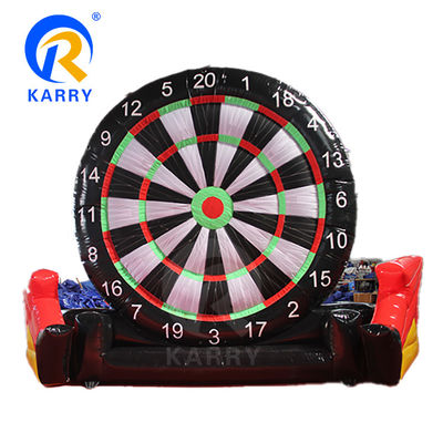 4.5m Interactieve opblaasbare football dart boards voor kinderen en volwassenen