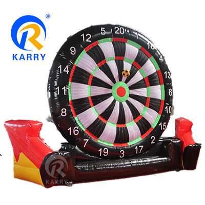 4.5m Interactieve opblaasbare football dart boards voor kinderen en volwassenen