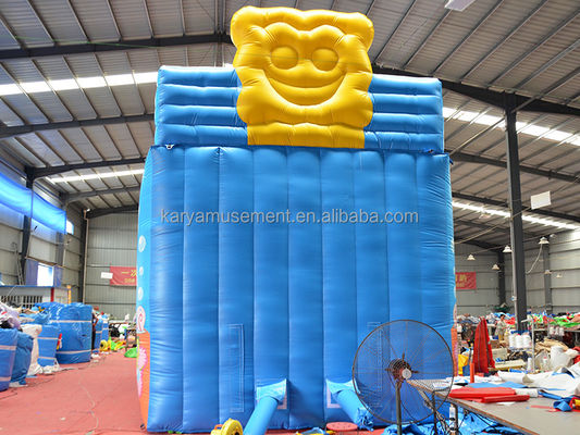 29ft Sponge-Bob Wide Slip n Slide voor Kinderen N Volwassenen Indoor PVC Commerciële opblaasbare