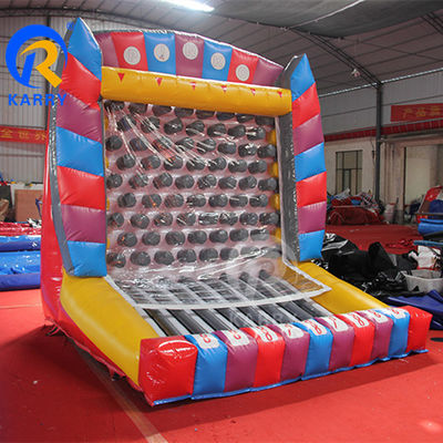 Custom logo gedrukt opblaasbaar Plinko carnavalspel met aangepast zee PVC materiaal