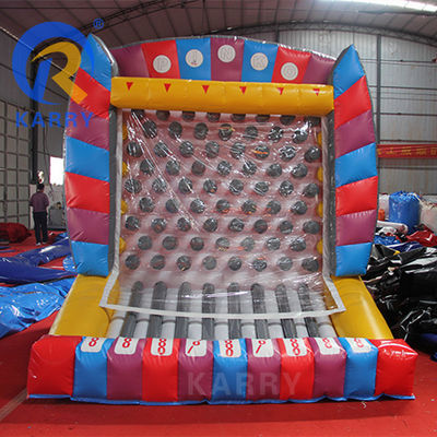 Custom logo gedrukt opblaasbaar Plinko carnavalspel met aangepast zee PVC materiaal