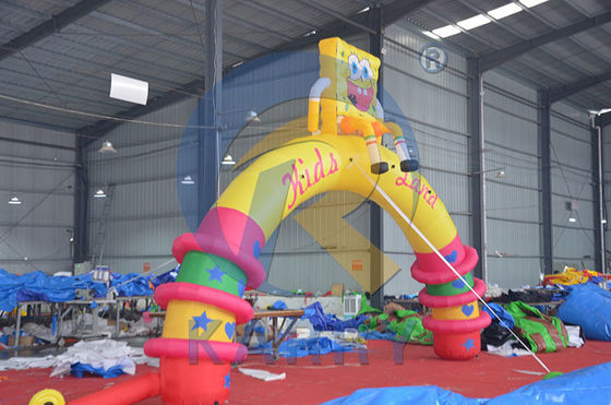 Buitenspeelplaats opblaasbare Sky Air Dancer met Fly Guy kostuum en Blower
